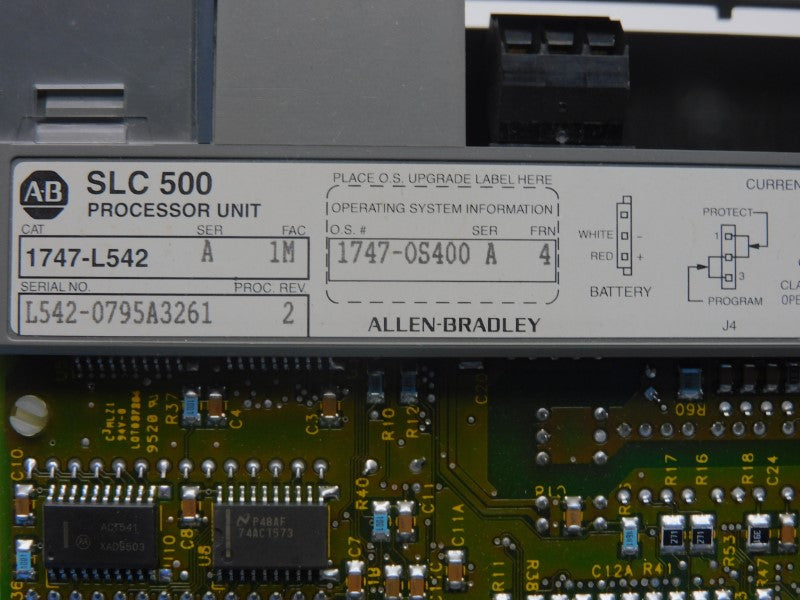 ALLEN BRADLEY 1747-L542 SER. A F/W 4 REV. 2 24VDC 1A UNMP