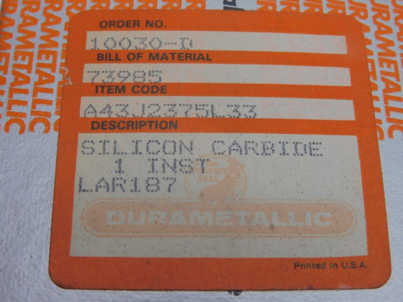 DURAMETALLIC A43J2375L33 NSMP