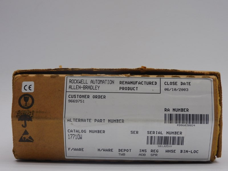 ALLEN BRADLEY 1771-OW REV. 01 138VAC 1A REMAN