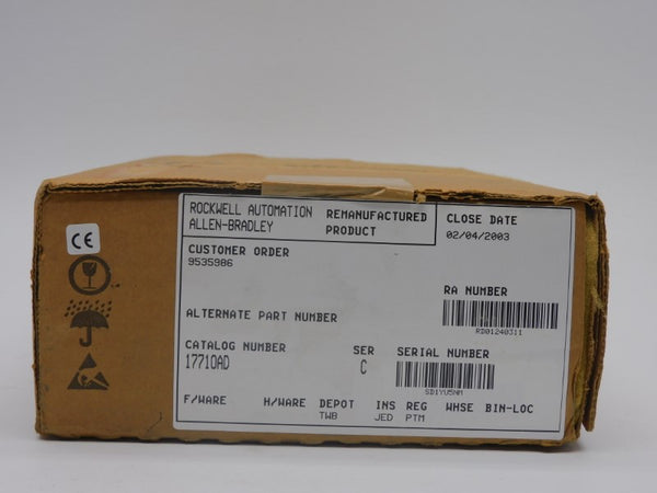 ALLEN BRADLEY 1771-OAD SER. C REV. F01 10-138VAC 8A REMAN
