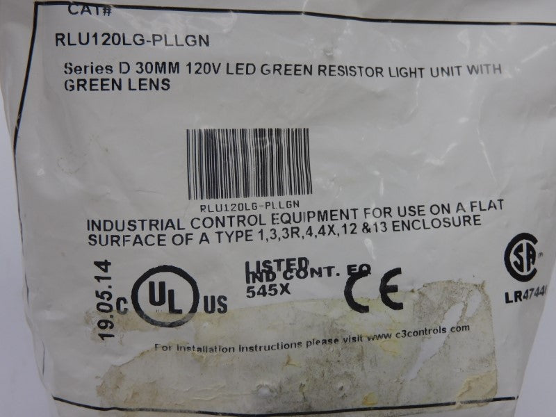 C3 CONTROLS RLU120LG-PLLGN SER. D 120V NSMP