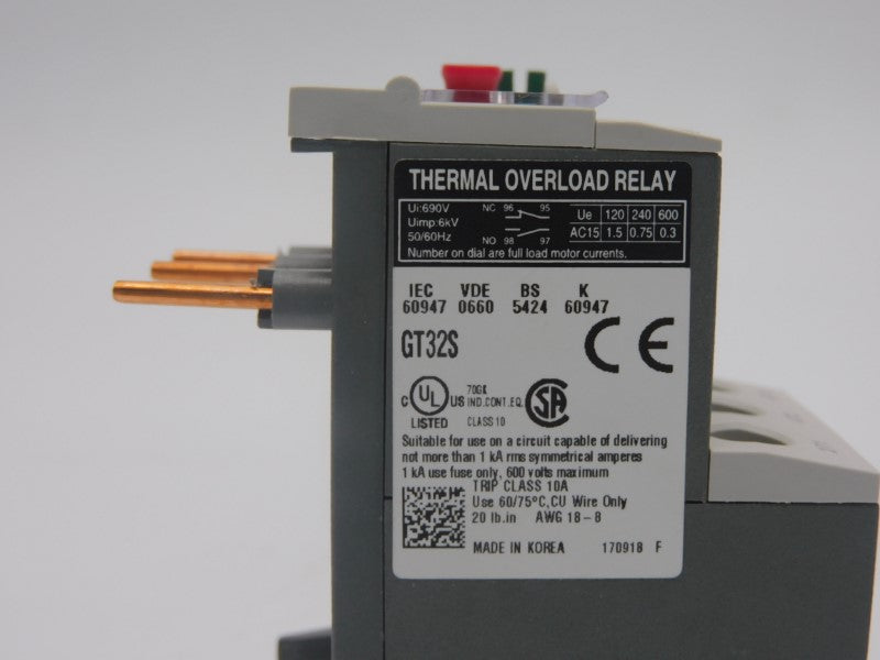 CARLO GAVAZZI GT32S1A 690V 0.630-1A NSMP