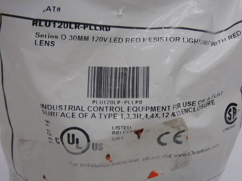 C3 CONTROLS RLU120LR-PLLRD SER. D 120V NSMP