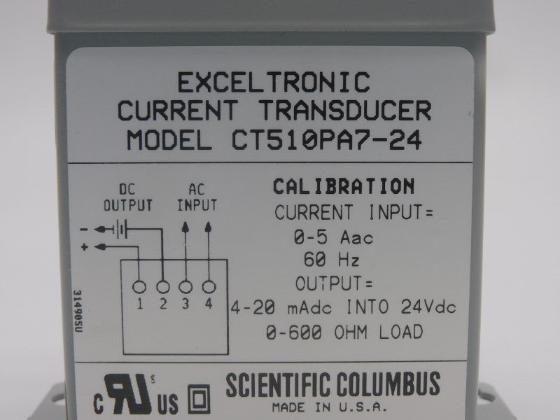 SCIENTIFIC COLUMBUS CT510PA7-24 24VDC NSNP