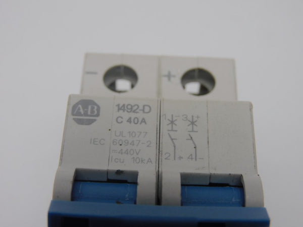 ALLEN BRADLEY 1492-D2C400 SER. D 440V 40A UNMP