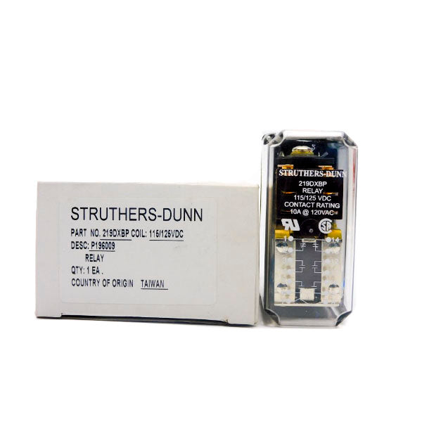 STRUTHERS-DUNN 219DXBP 115/125VDC 10A NSMP