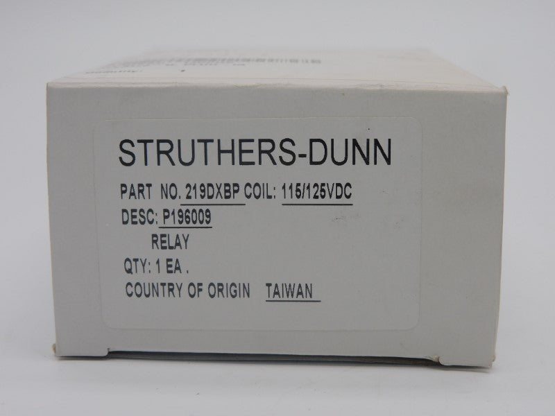 STRUTHERS-DUNN 219DXBP 115/125VDC 10A NSMP
