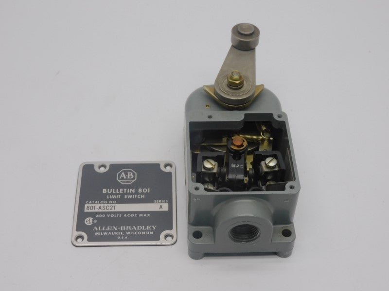 ALLEN BRADLEY 801-ASC21 SER. A 600V UNMP
