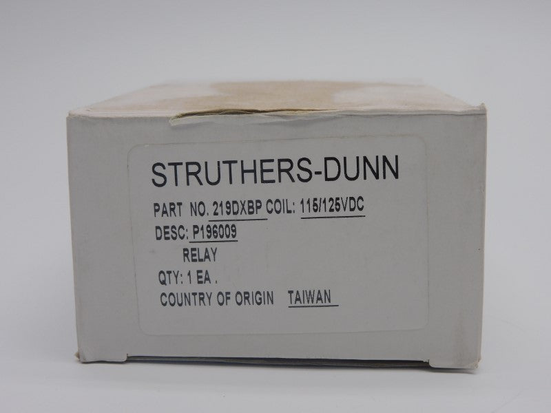 STRUTHERS-DUNN 219DXBP 115/125VDC 10A (AS PICTURED) NSMP