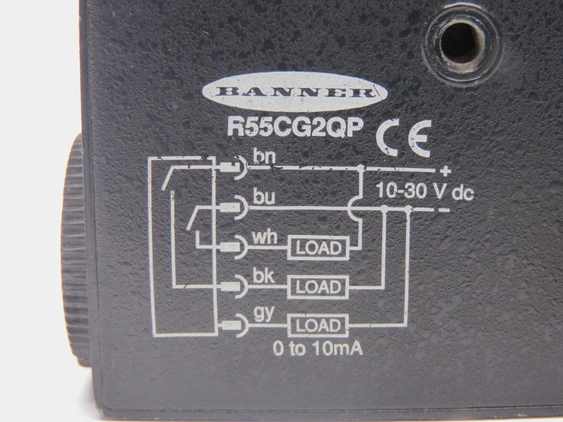BANNER ENGINEERING R55CG2QP 10-30VDC UNMP