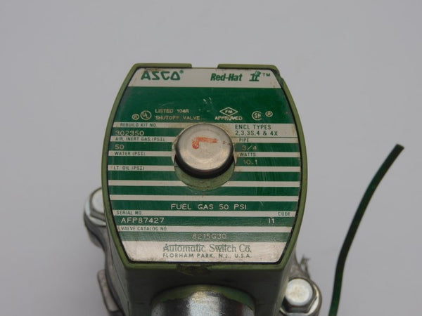 ASCO 8215G30 110/120V 50PSI 3/4" UNMP