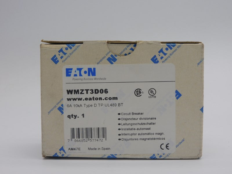 EATON WMZT3D06 277V 6A NSMP