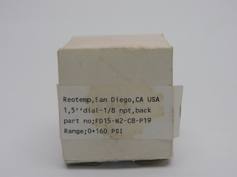 REOTEMP PD15-N2-C8-P19 160PSI NSMP