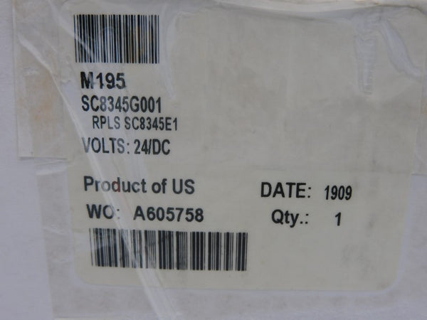 ASCO SC8345G001 24VDC 10-100PSI 1/4" NSMP
