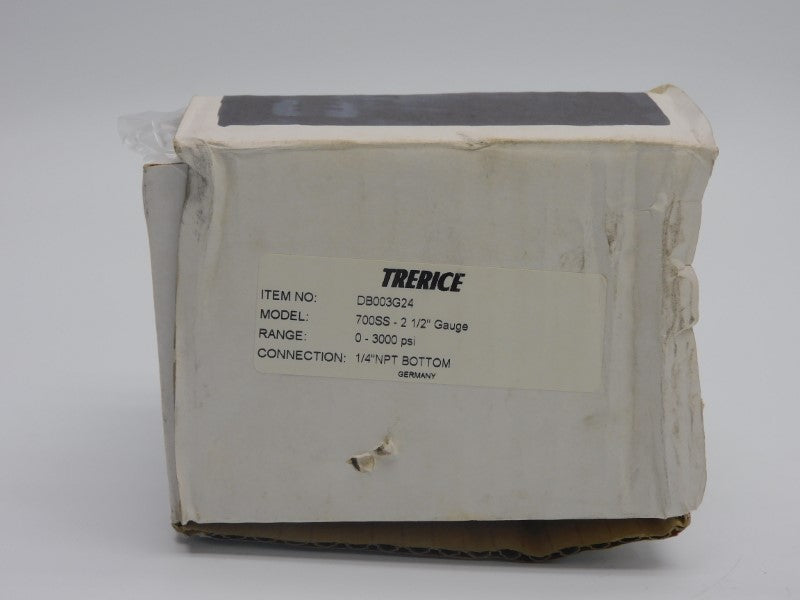TRERICE 700SS-2-1/2" DB003G24 0-3000PSI NSMP