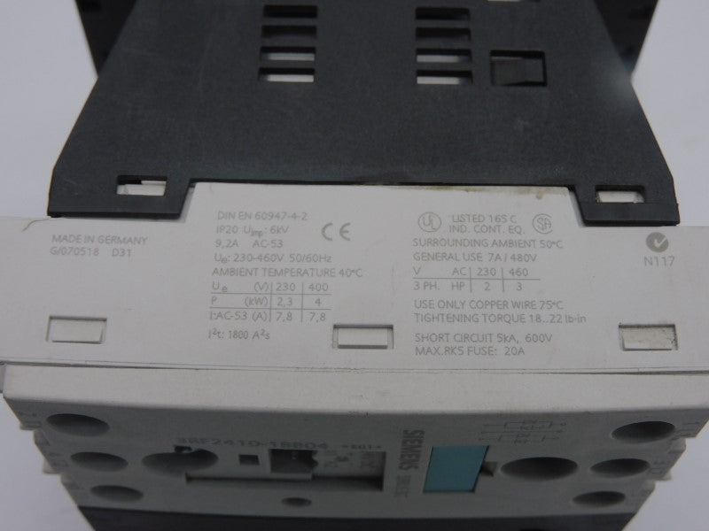 SIEMENS 3RF2410-1BB04 24VDC (AS PICTURED) NSNP