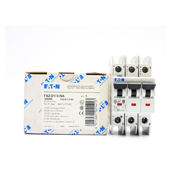 EATON FAZ-D7/3-NA 102265 277VAC 7A NSMP