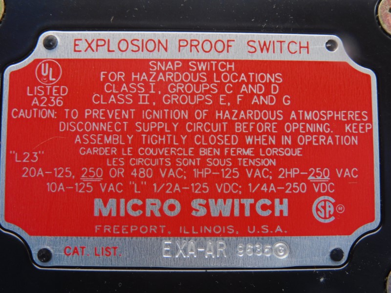 HONEYWELL EXA-AR 480VAC 20A NSMP