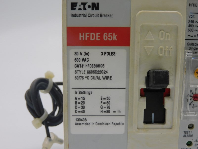 EATON HFDE308035 600VAC 80A UNMP