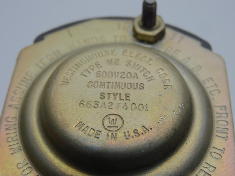 WESTINGHOUSE 663A274G01 W2 600V 20A UNMP