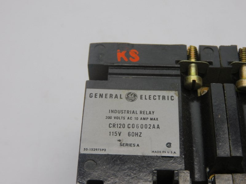 GENERAL ELECTRIC CR120C06002AA SER. A 115V 10A UNMP