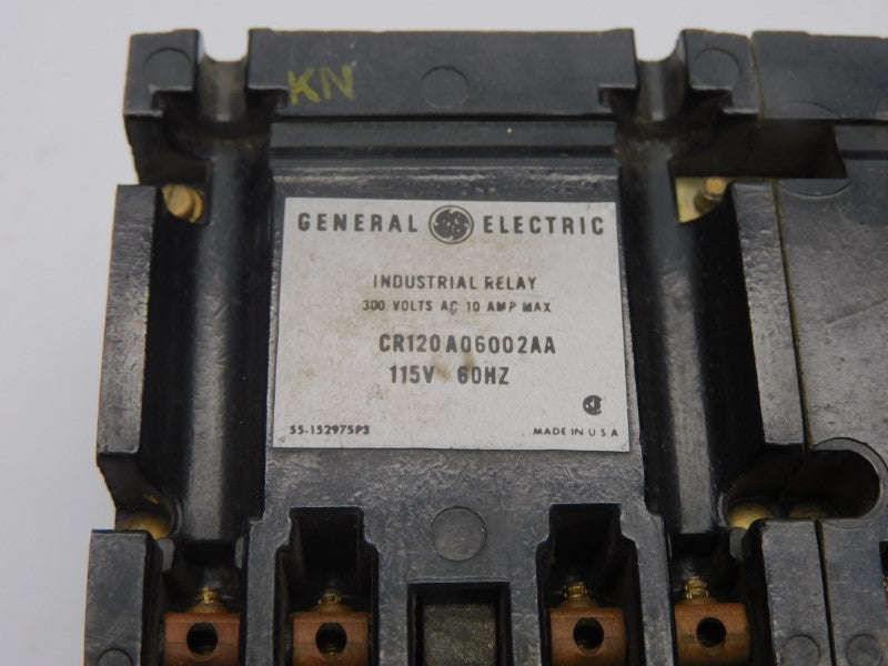 GENERAL ELECTRIC CR120A06002AA 115V 10A UNMP