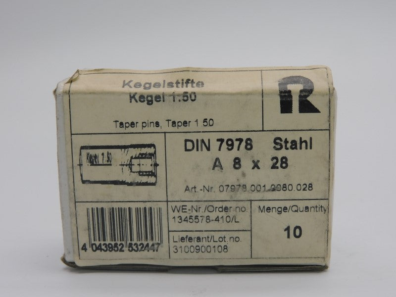 KEGELSTIFTE 07978.001.0080.028 (PKG OF 10) NSMP