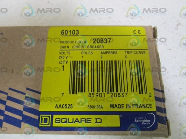 SQUARE D CIRCUIT BREAKER 20837 NSMP