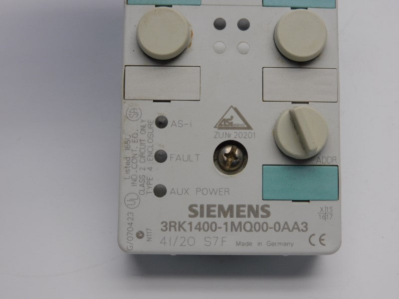 SIEMENS 3RK1400-1MQ00-0AA3 (AS PICTURED) UNMP