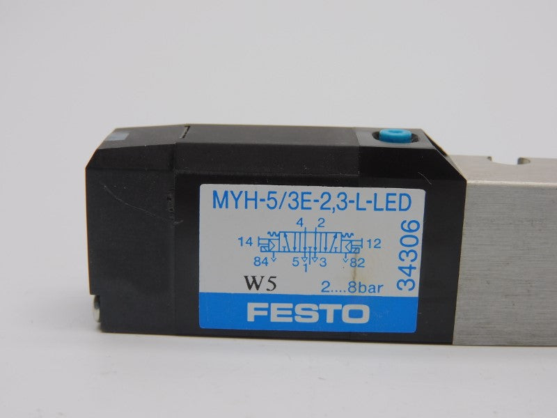 FESTO MYH-5/3E-2.3-L-LED 33406 24VDC UNMP