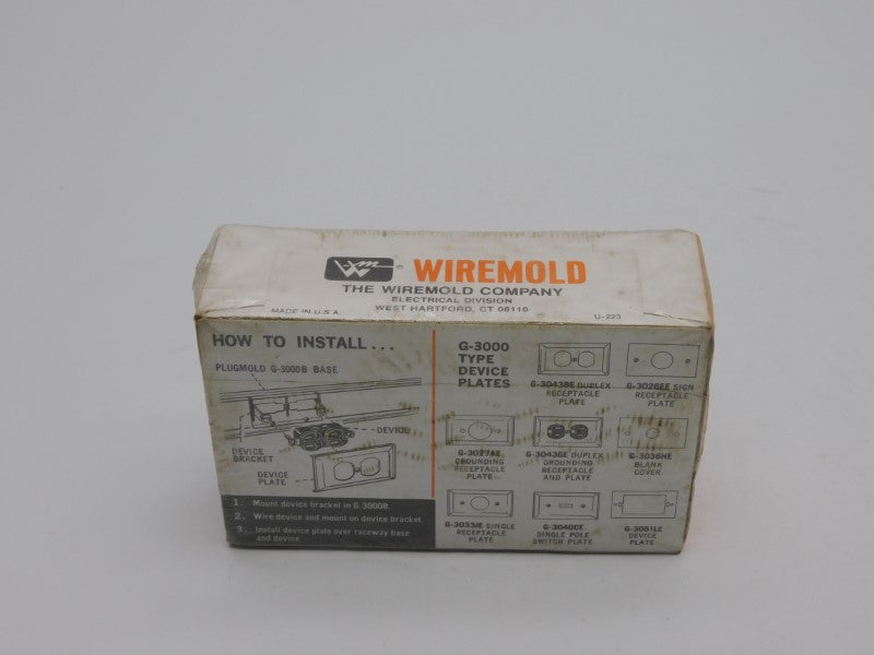 WIREMOLD G-3040CE NSMP
