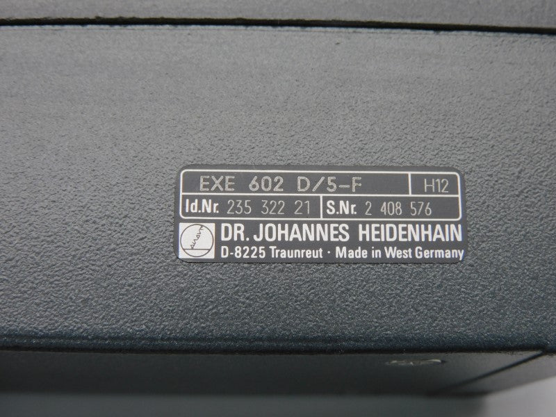 HEIDENHAIN EXE602D/5-F 23532221 (AS IS) UNMP
