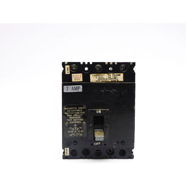 SQUARE D FHL3600712MA2 600VAC 7A UNMP
