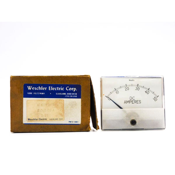 WESCHLER ELECTRIC 606B597A19 0-50DCA NSMP