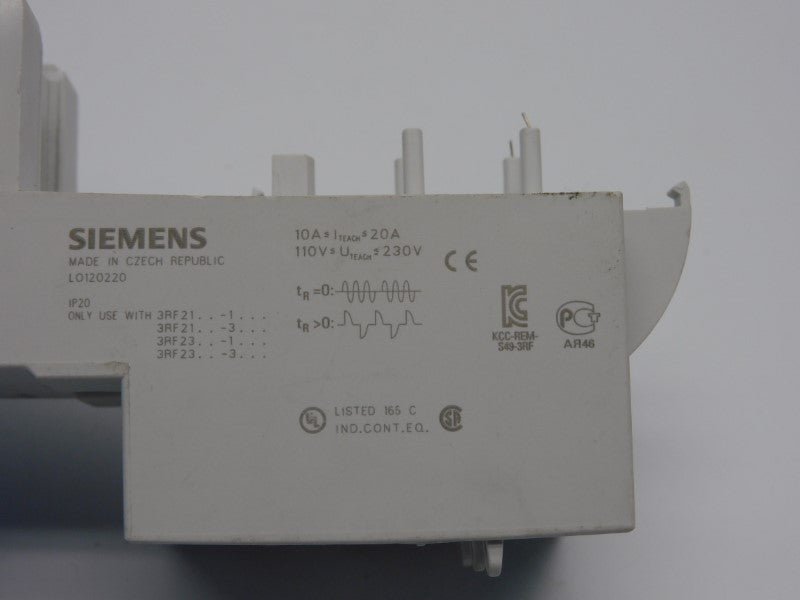 SIEMENS 3RF2920-0HA13 230V 20A NSNP