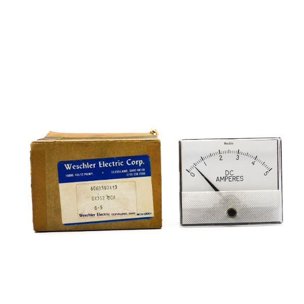 WESCHLER ELECTRIC 606B97A13 GX352DCA 0-5DCA NSMP