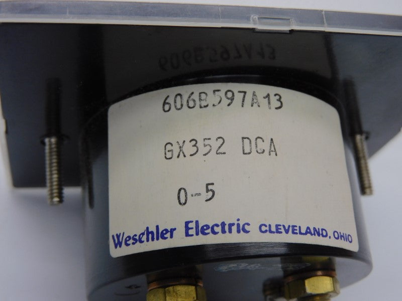 WESCHLER ELECTRIC 606B97A13 GX352DCA 0-5DCA NSMP