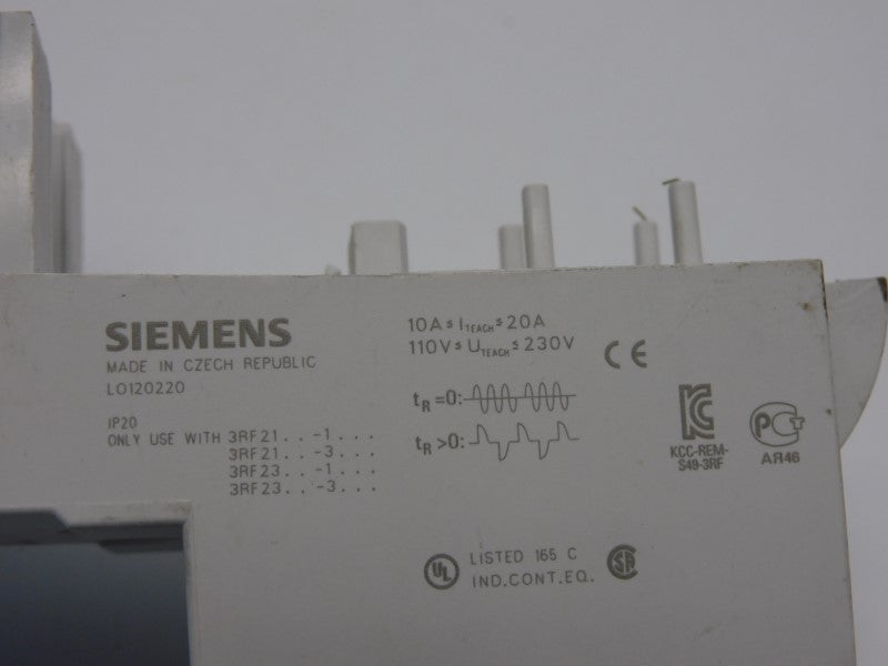 SIEMENS 3RF2920-0HA13 230V 20A (AS PICTURED) NSNP