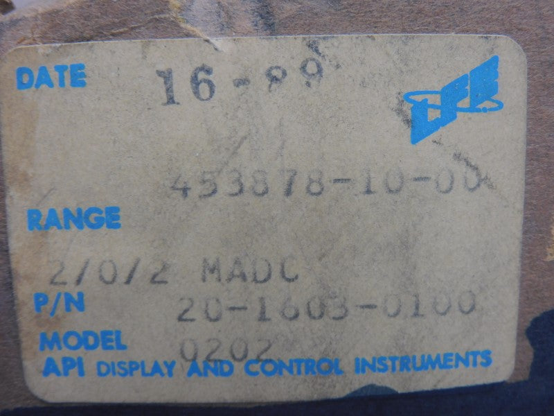 LFE 20-1603-0100 2/0/2MADC NSMP
