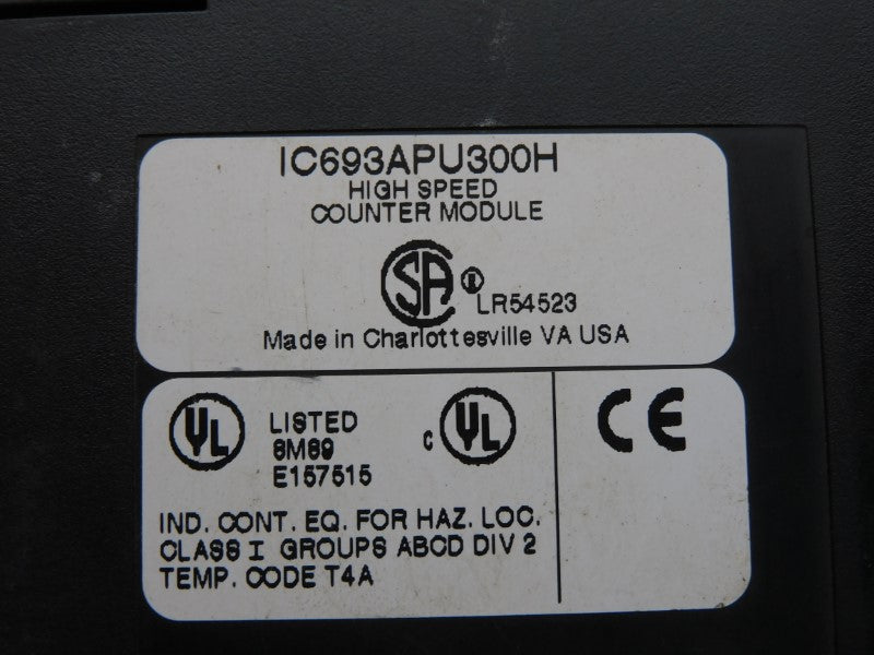 FANUC IC693APU300H (NO TERMINAL) UNMP