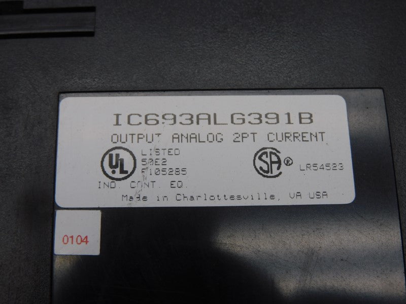 FANUC IC693ALG391B (NO TERMINAL) UNMP