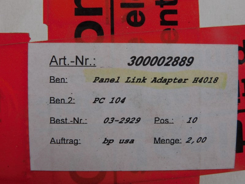 SPARE PART 300002889 (PKG OF 2) NSMP
