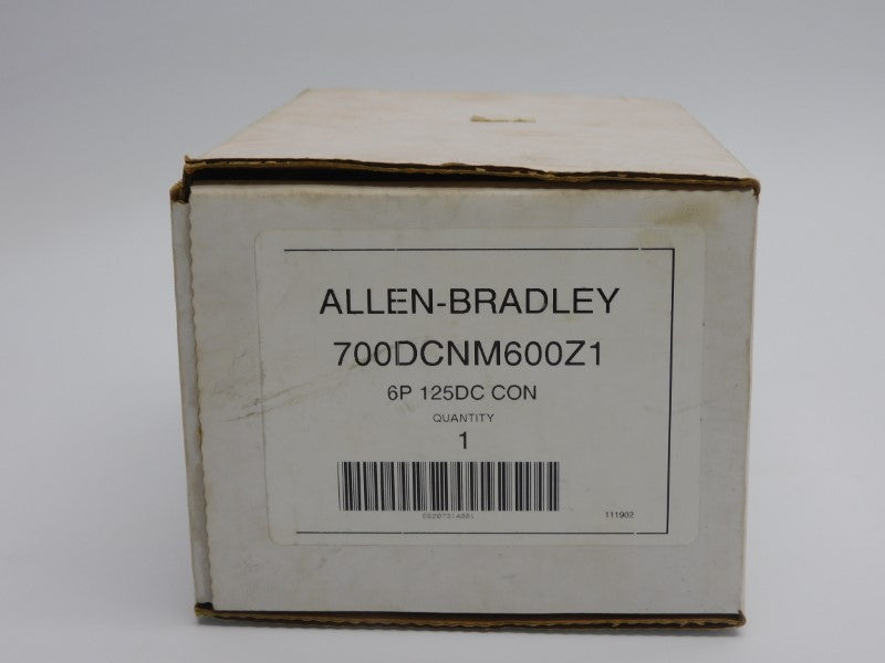 ALLEN BRADLEY 700DC-NM600Z1 SER. B 115-125VDC NSMP