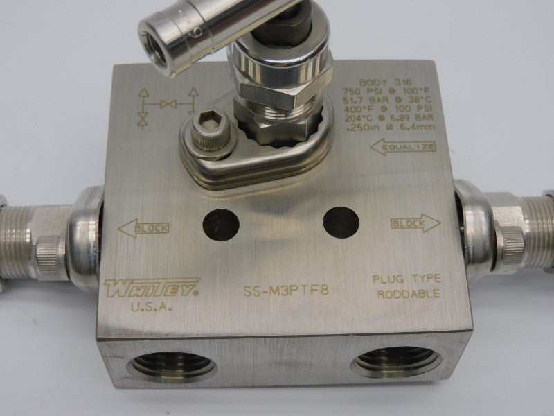 WHITEY SS-M3PTF8 750PSI NSNP