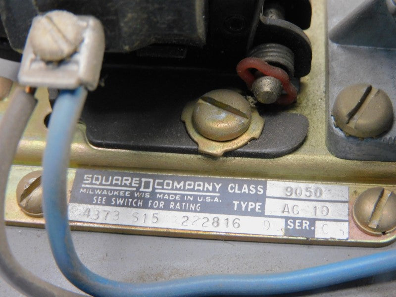SQUARE D 9050AG1D SER. C 110/115V UNMP
