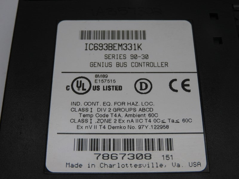 FANUC IC693BEM331K (NO TERMINAL) UNMP