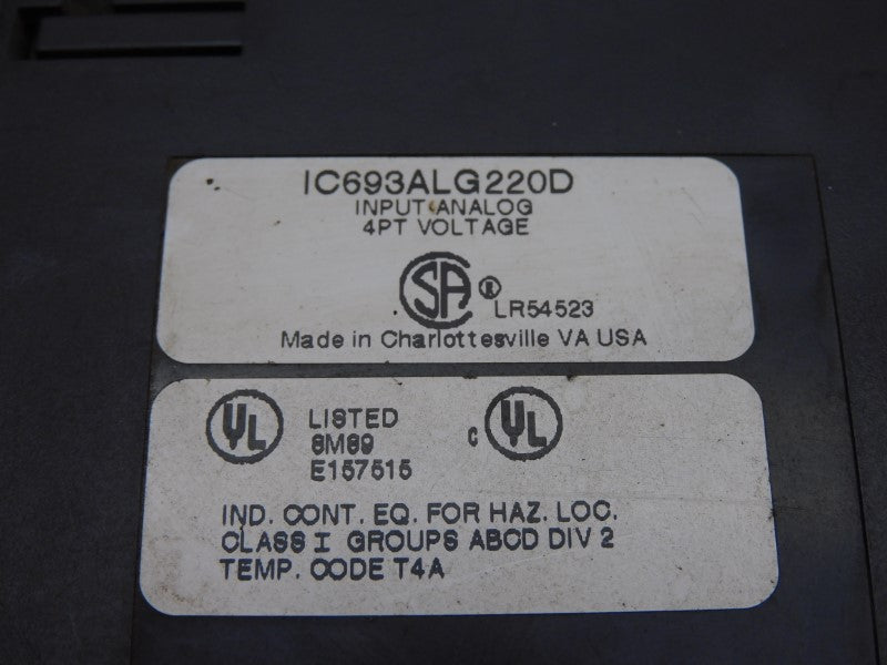 FANUC IC693ALG220D (NO DOOR) UNMP