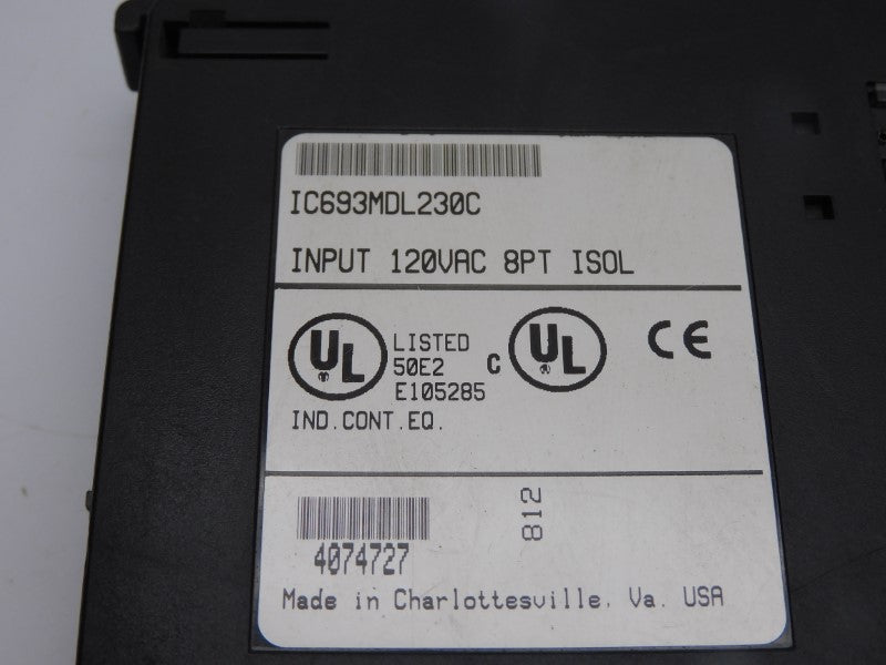 FANUC IC693MDL230C 120VAC (NO DOOR) UNMP