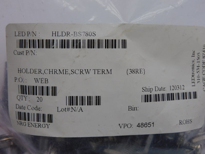 NRG ENERGY HLDR-BS780S (PKG OF 20) NSMP