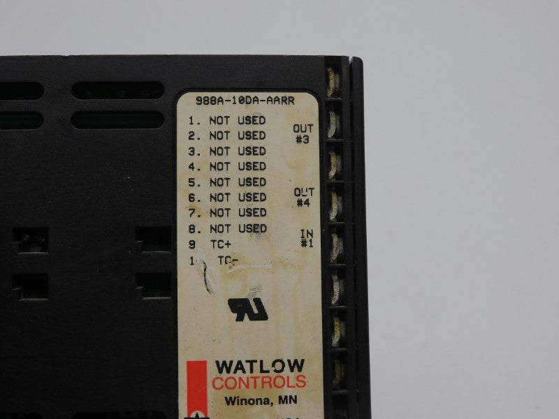 WATLOW CONTROLS 988A-10DA-AARR UNMP